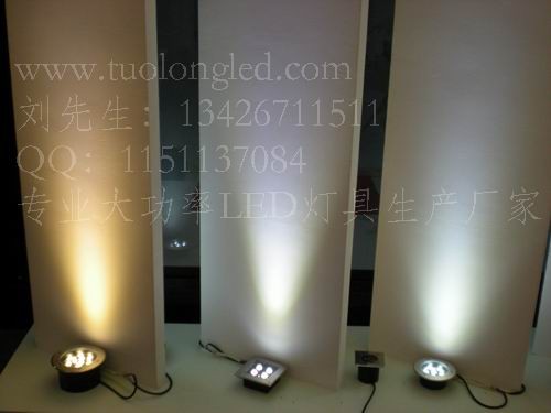 供应暖白光LED地埋灯 效果图